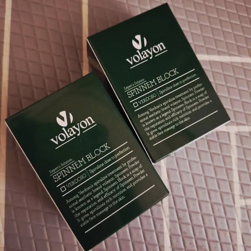 [BUNJANG] Bolayon Spinem Block Soap Bundle Set (2 Count) / 볼라욘 스피넴 블록 비누 2개 일괄