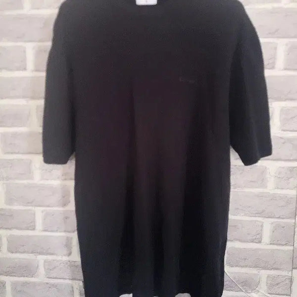 [BUNJANG] Covernat Black Short Sleeve Knit XXL / 커버낫 블랙 반팔니트XXL/알뜰한여우