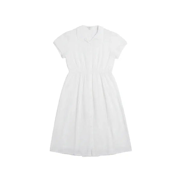 [BUNJANG] SSUMJ White Short Sleeve Innocent Dress / 여성M/ SSUMJ 화이트 반팔 청순 원피스 37-28
