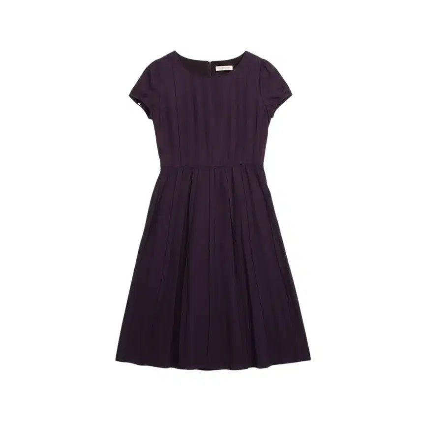 [BUNJANG] Women's L Size Deco Silk Short Sleeve Formal Dress - Guest Look / 여성L/ 데코 실크 반팔 정장 원피스 하객룩 PP 37-29