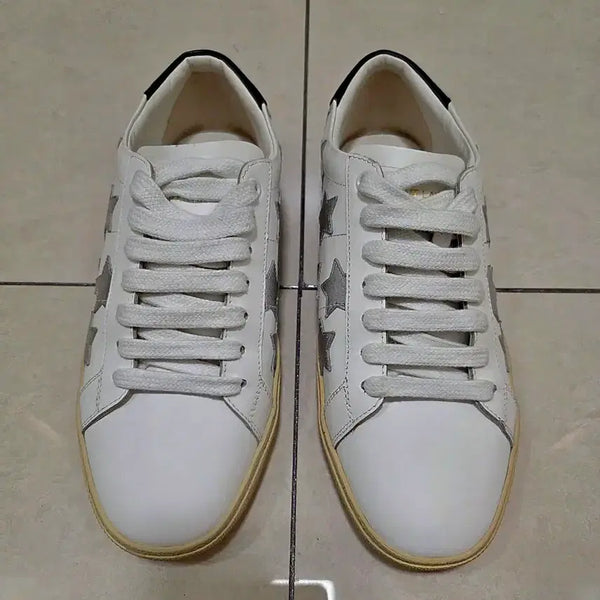 [BUNJANG] Saint Laurent Star Patch Sneakers / 생로랑 스타패치 스니커즈 새상품급 (37)