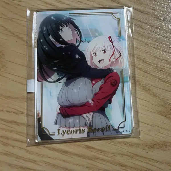 [BUNJANG] Lycoris Recoil Acrylic Card (Sealed) / 리코리스 리코일 아크릴 카드(미개봉) 팜