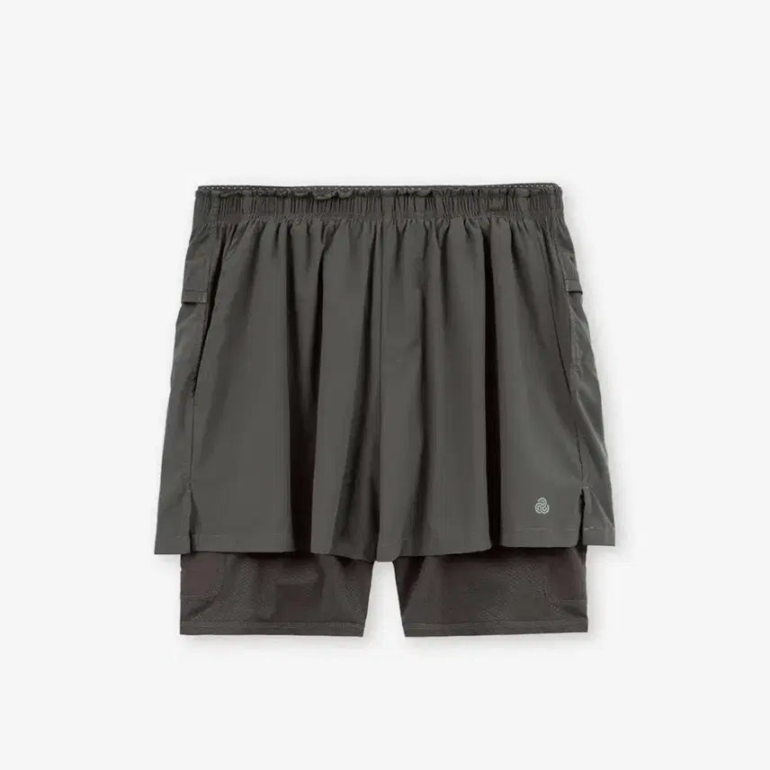 [BUNJANG] Brown Yak Balance Trail Shorts Olive Grey / [4] 브라운야드 밸런스 트레일 쇼츠 올리브 그레이
