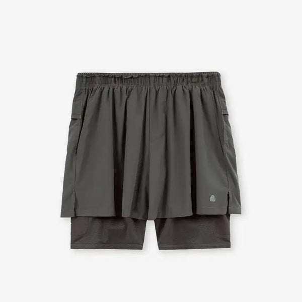 [BUNJANG] Brown Yak Balance Trail Shorts Olive Grey / [4] 브라운야드 밸런스 트레일 쇼츠 올리브 그레이