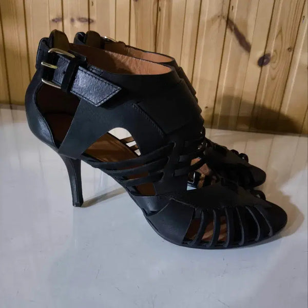 [BUNJANG] Givenchy 250mm Leather Gladiator Heeled Sandals / 39 250mm 지방시 레더 글레디에이터 샌들 힐