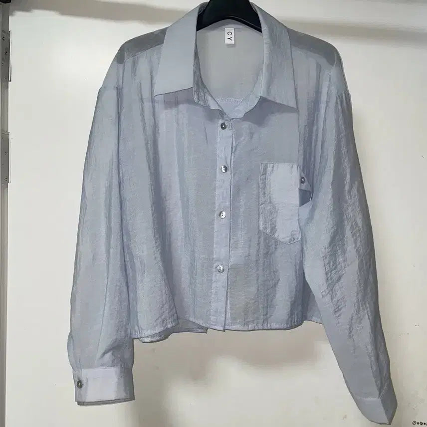 [BUNJANG] Salanta See-Through Shirt / 살안타 시스루셔츠