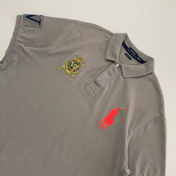 [BUNJANG] Polo Ralph Lauren Big Pony Short Sleeve Polo Shirt (Grey) XXL / 폴로 빅포니 반팔 카라티(그레이)