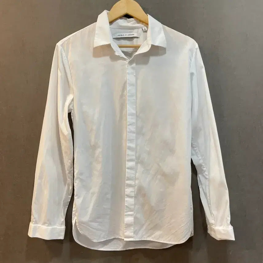 [BUNJANG] Uniqlo x Lemaire White Shirt - Size M / 유니클로 르메르 콜라보  화이트 셔츠 M