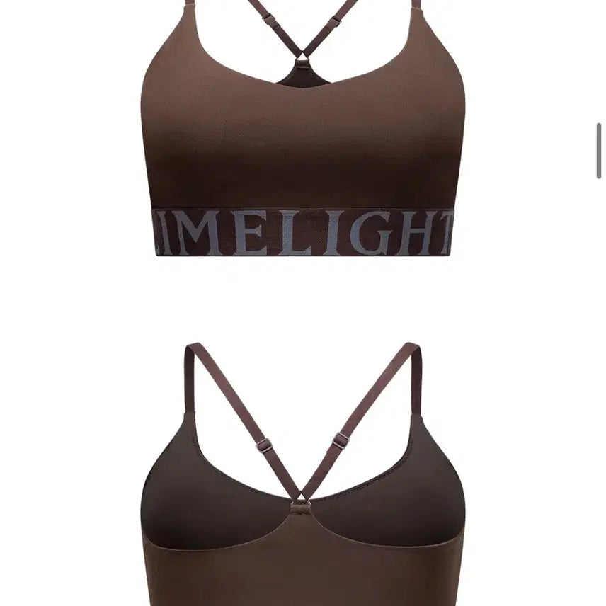 [BUNJANG] Limelight Apparel Elite Sports Bra (Brown) / 라임라잇 어페럴 엘리트 브라탑s