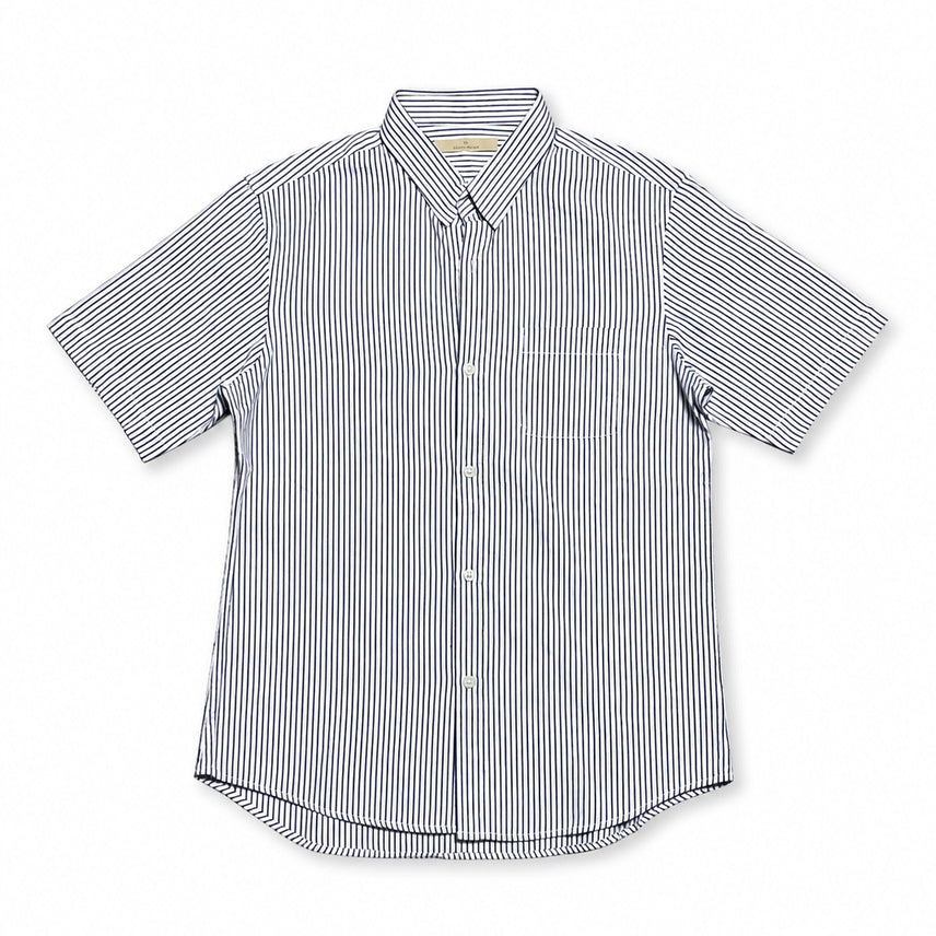[BUNJANG] Global Work Striped Short Sleeve Shirt L / JPN 일본 빈티지 y2k 모리걸 글로벌워크 스트라이프 반팔 셔츠 L
