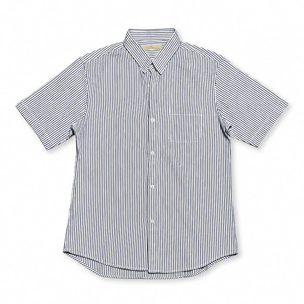 [BUNJANG] Global Work Striped Short Sleeve Shirt L / JPN 일본 빈티지 y2k 모리걸 글로벌워크 스트라이프 반팔 셔츠 L