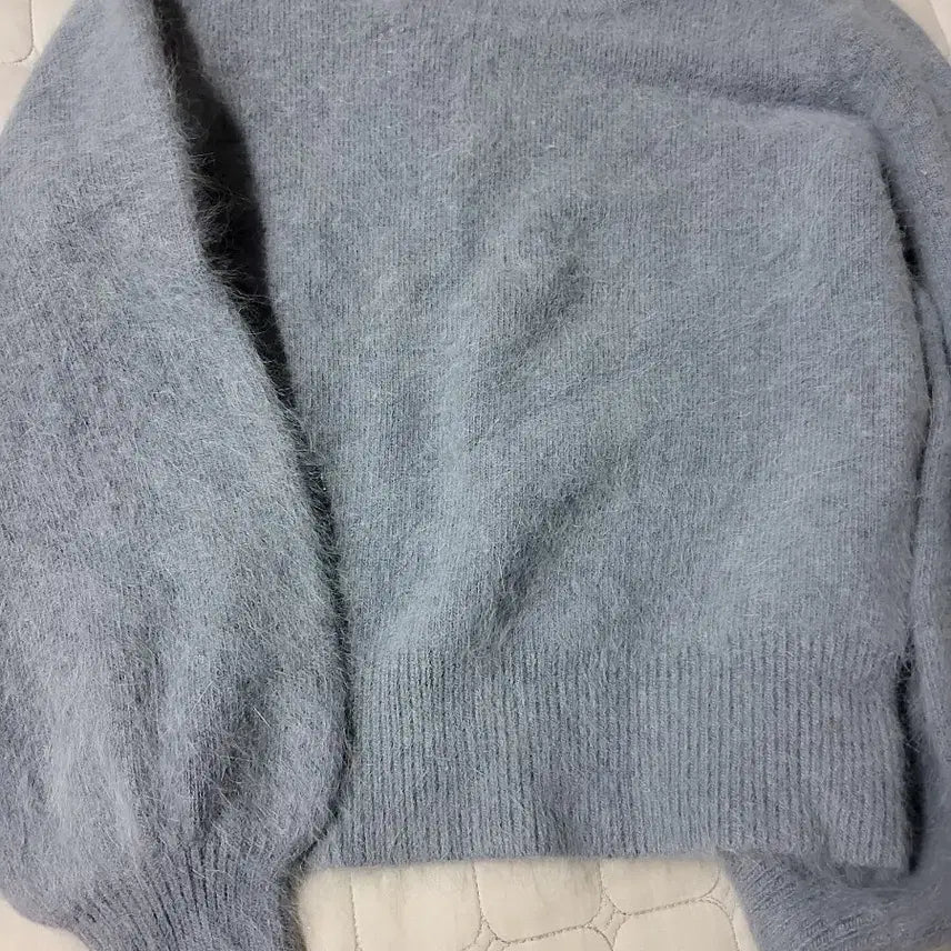 [BUNJANG] Angora Knit Sweater / 블루그레이 앙고라니트