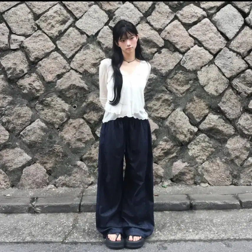 [BUNJANG] Modi Mood Summer Raw Denim Wide Pants / 모디무드 썸머 생지 와이드 팬츠