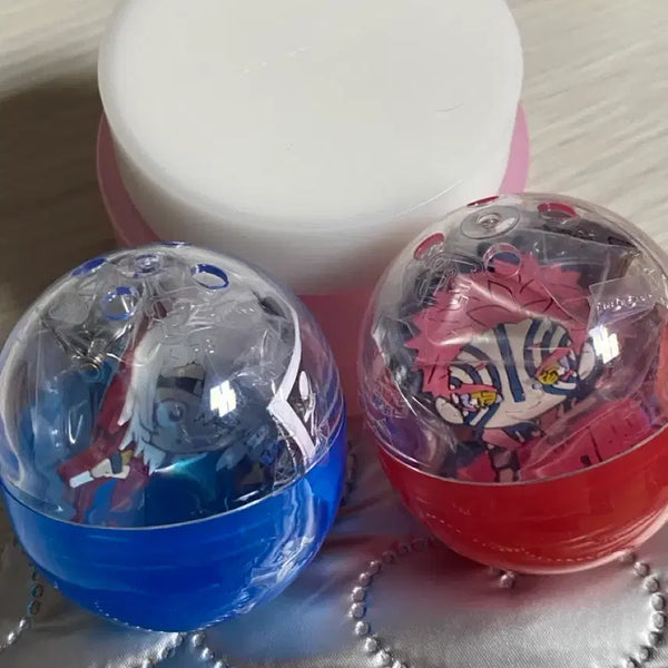 [BUNJANG] Demon Slayer Tengen & Akaza Hair Clip Gacha Bundle Set / 일괄) 귀멸의 칼날 헤어클립 가챠 텐겐&아카자