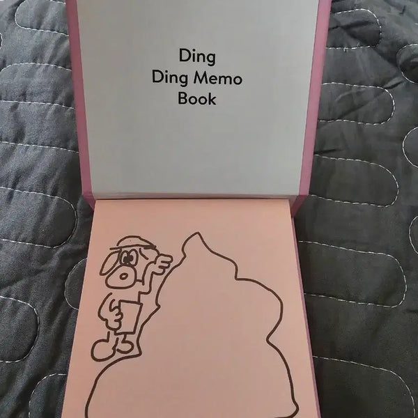 [BUNJANG] Aeiou Memo Pad Set (4 Designs, 10 Sheets Each) / (4종/10장) 아에이오우 메모지 4종