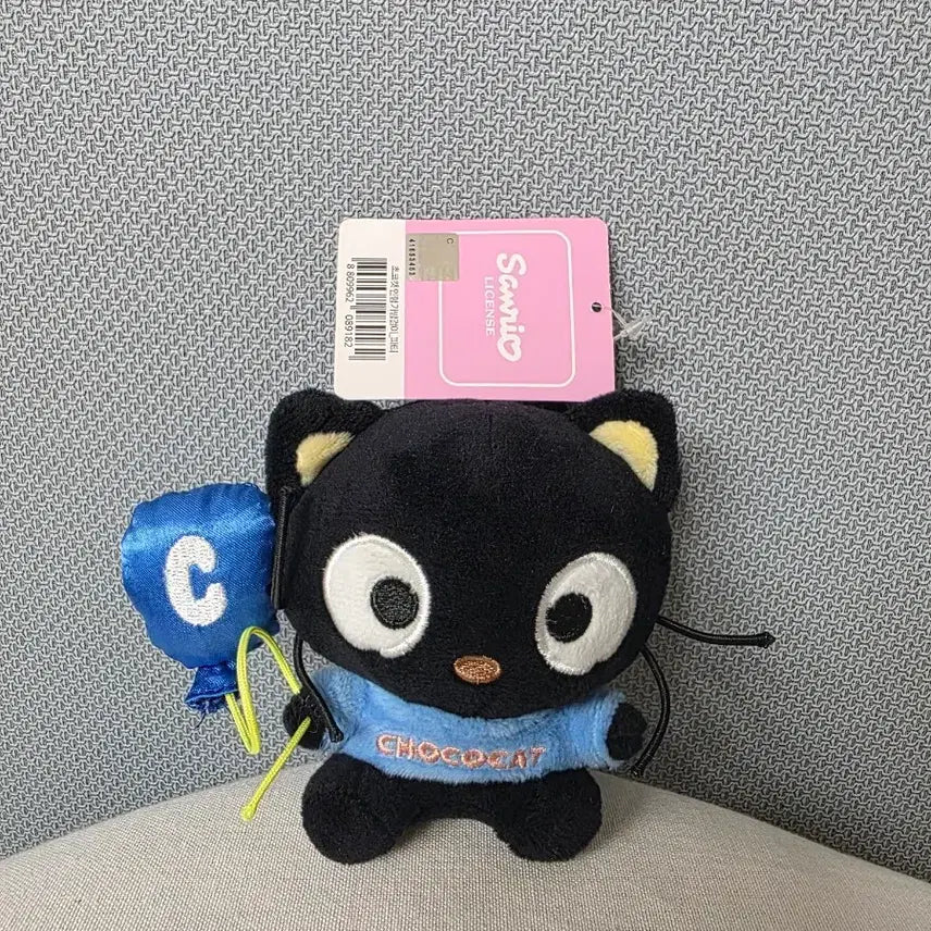 [BUNJANG] Sanrio Chococat Keyring Plush Bag Charm Party 13cm / 정품 새상품)산리오 초코캣 키링 인형 가방걸이 파티 13cm