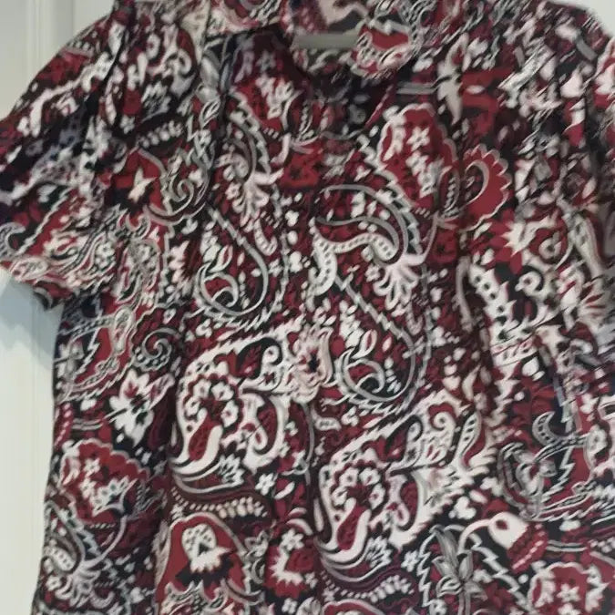 [BUNJANG] Kenzo Bulgaria Cotton Shirt Blouse / 겐죠 불가리아 면남방 반가슴55 길이60