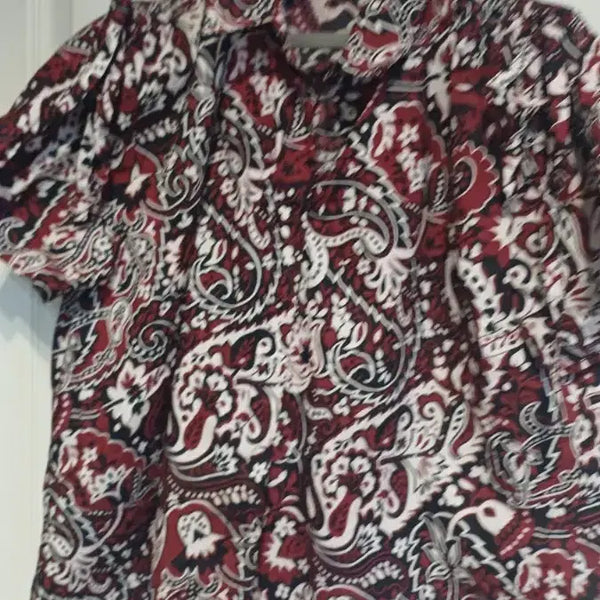 [BUNJANG] Kenzo Bulgaria Cotton Shirt Blouse / 겐죠 불가리아 면남방 반가슴55 길이60