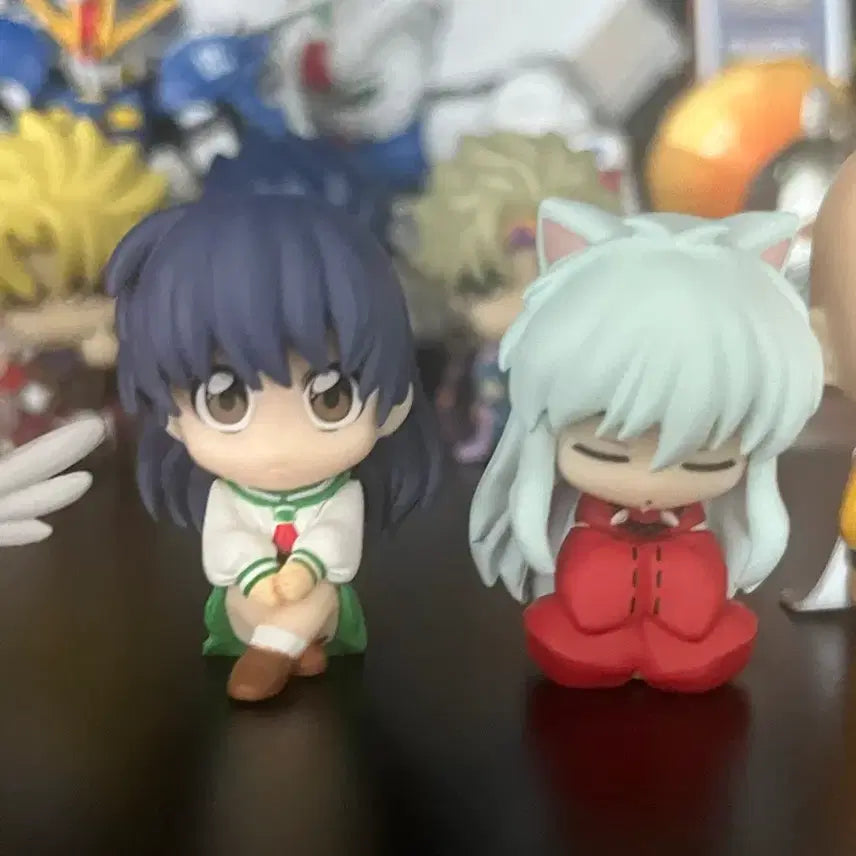 [BUNJANG] Inuyasha Kagome Cargo Figure Set / 이누야샤 가영 카고메 피규어 가챠 2종 일괄