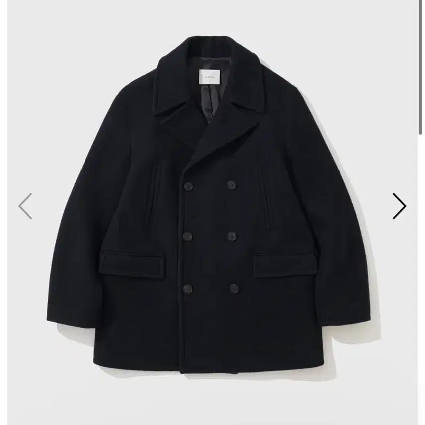[BUNJANG] Shirter FM Felt Pea Coat Navy S / 셔터(shirter) FM FELT PEA COAT (NAVY) S