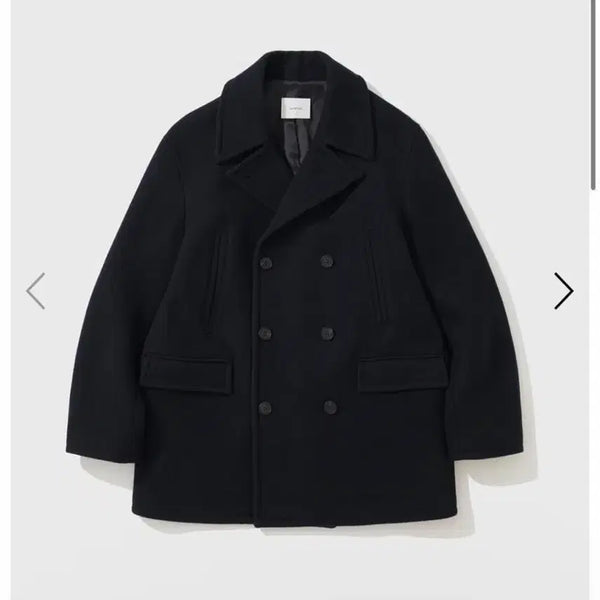 [BUNJANG] Shirter FM Felt Pea Coat Navy S / 셔터(shirter) FM FELT PEA COAT (NAVY) S