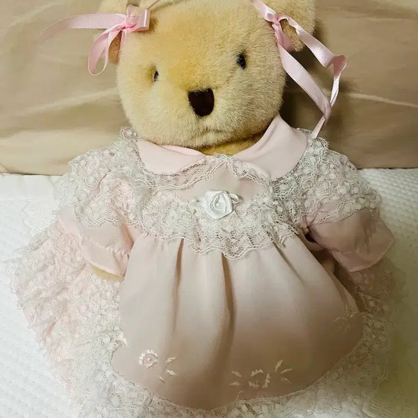 [BUNJANG] Vintage Teddy Bear Plush Doll (33cm) / 빈티지 테디베어 인형