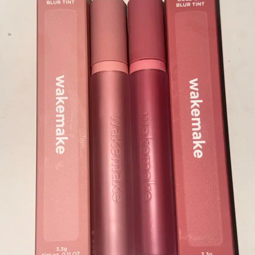 [BUNJANG] WAKEMAKE Bold Lip Blur Tint (Shade 7 & 12) Bundle Set / 웨이크메이크 볼드 립 블러 틴트 7,12 일괄