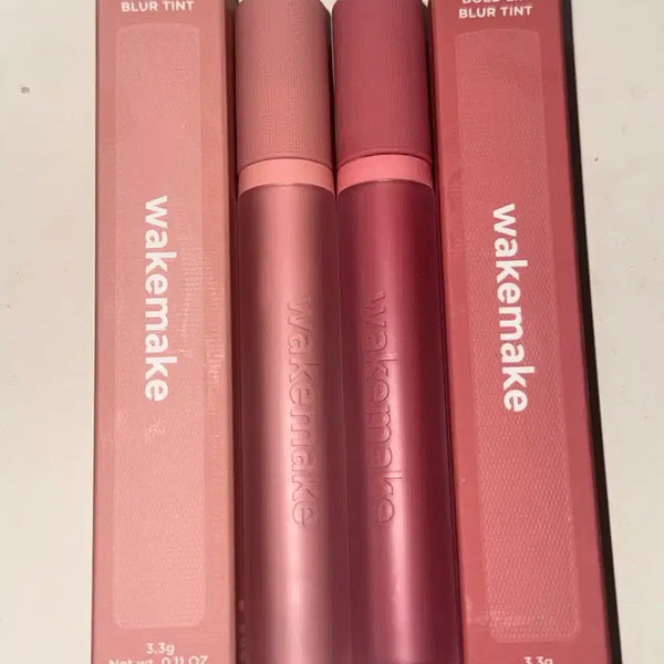 [BUNJANG] WAKEMAKE Bold Lip Blur Tint (Shade 7 & 12) Bundle Set / 웨이크메이크 볼드 립 블러 틴트 7,12 일괄