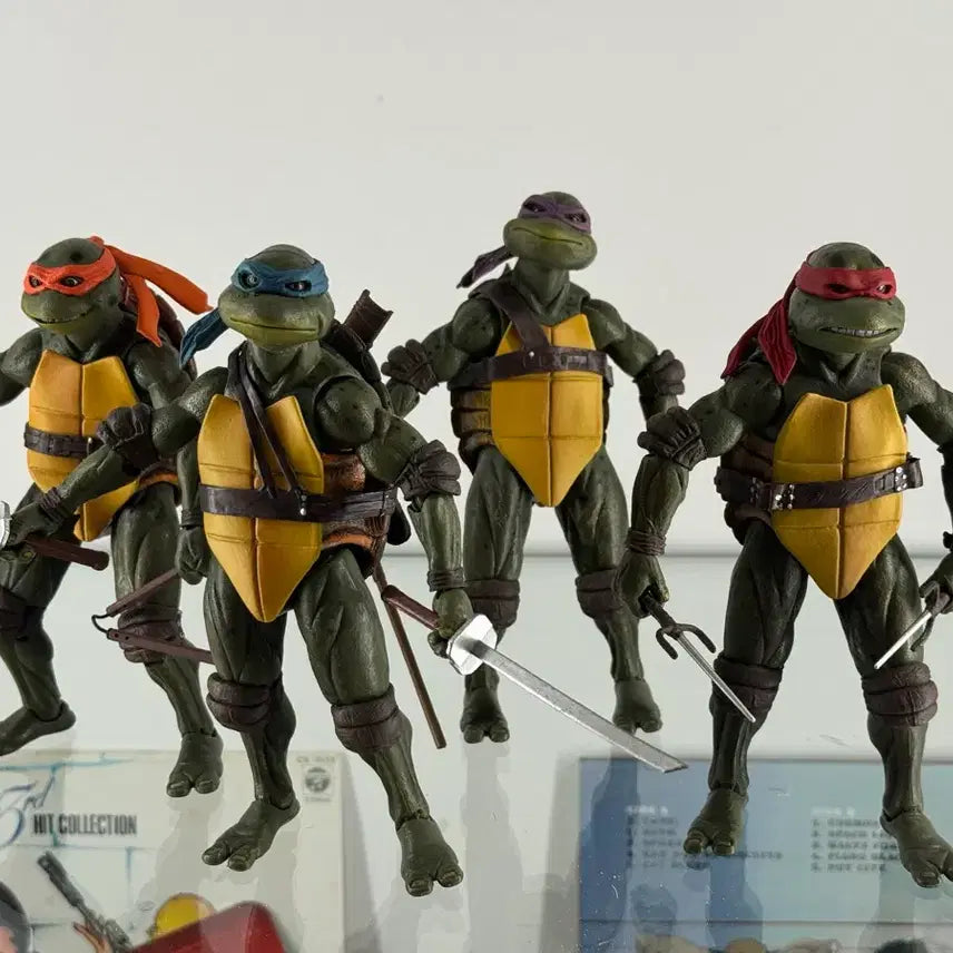 [BUNJANG] NECA Teenage Mutant Ninja Turtles Movie Version Set / 네카 닌자거북이 영화 버전 4종