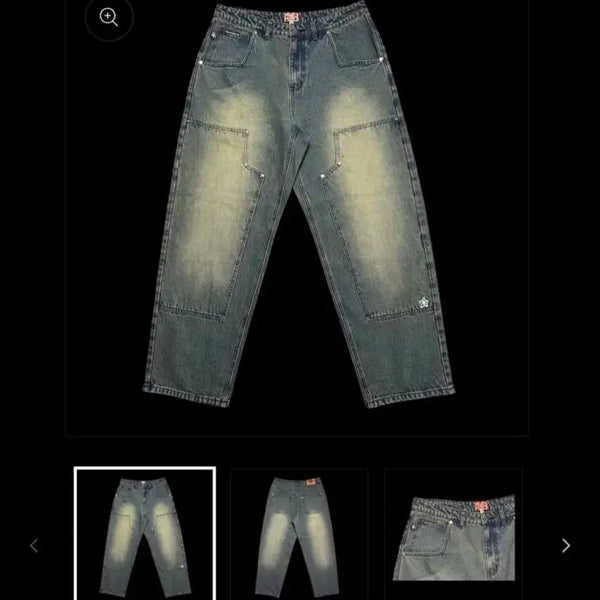 [BUNJANG] Star Team Denim Pants / 스타팀 데님 팬츠