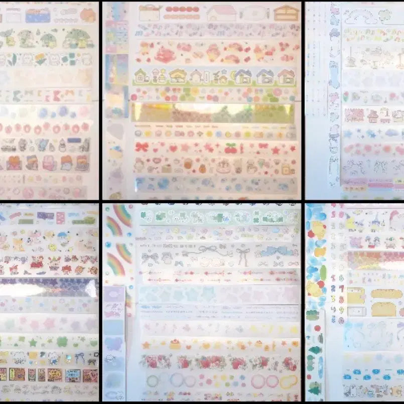 [BUNJANG] Kiss-Cut Sticker Set - 108 Designs / 다꾸 키스컷 전체 셋트 108종