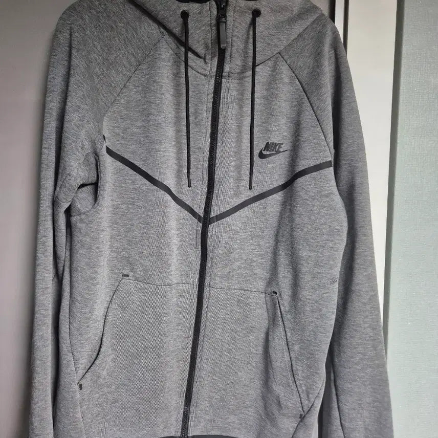[BUNJANG] Nike Tech Fleece Full-Zip Hoodie Grey / 나이키 테크 플리스 후드 집업 그레이