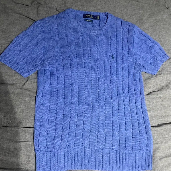 [BUNJANG] Vintage Genuine Polo Ralph Lauren Short Sleeve Knit Top / 빈티지 정품 폴로 반팔 니트