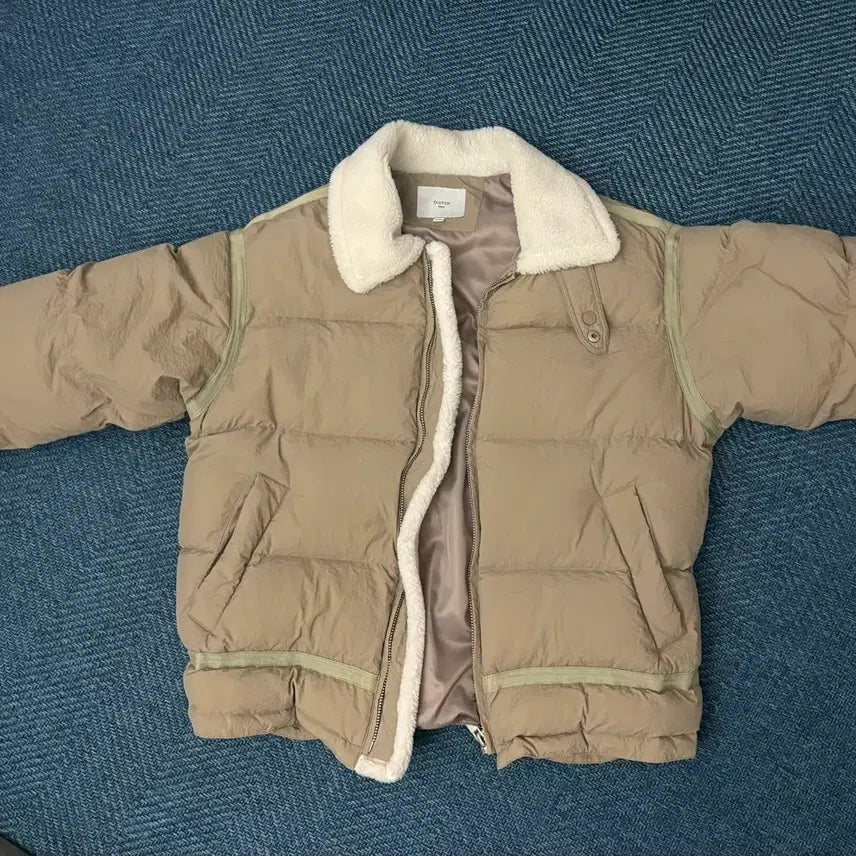 [BUNJANG] Men's Shearling Padded Jacket / 남자 무스탕 패팅