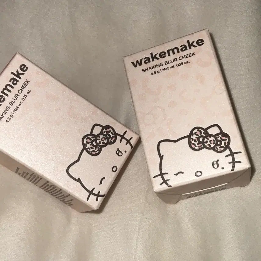 [BUNJANG] WAKEMAKE Shaking Blur Cheek 11. Cream Ginger / [새상품] 웨이크메이크 갸루키티 쉐이킹 블러 치크 11. 크림진저