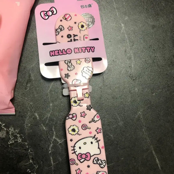 [BUNJANG] Hello Kitty Folding Comb Pink / 헬로키티 접이식 빗 핑크