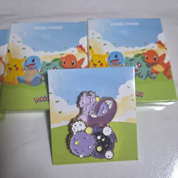 [BUNJANG] Isaac Toast Pokemon Mewtwo Badge / 이삭토스트 포켓몬스터 뮤츠 뱃지