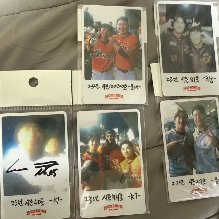[BUNJANG] 2023 Hanwha Eagles Home Run Polaroid Photocard Bundle Set / 23년 한화이글스 홈런폴라로이스 포카 일괄
