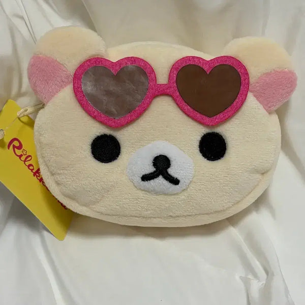 [BUNJANG] Kori Rilakkuma Face Sunglass Pouch / 코리락쿠마 파우치