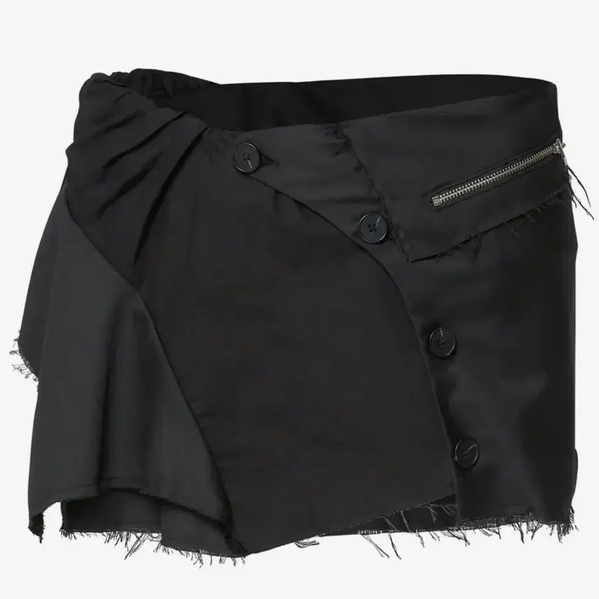 [BUNJANG] Flareup Layered Mini Skirt Black / 플레어업 Layered Mini Skirt
