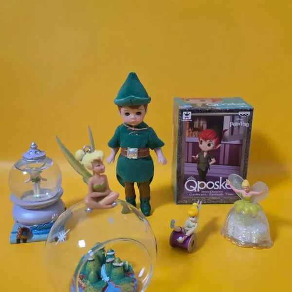 [BUNJANG] Peter Pan Tinkerbell Goods Bundle (Mini Q Posket, Madame Mim, Water Ball, Figure, Ornament) / 피터팬 팅커벨 굿즈 일괄 (미니 큐포스켓/맥마담/워터볼/피규어/오너먼트등