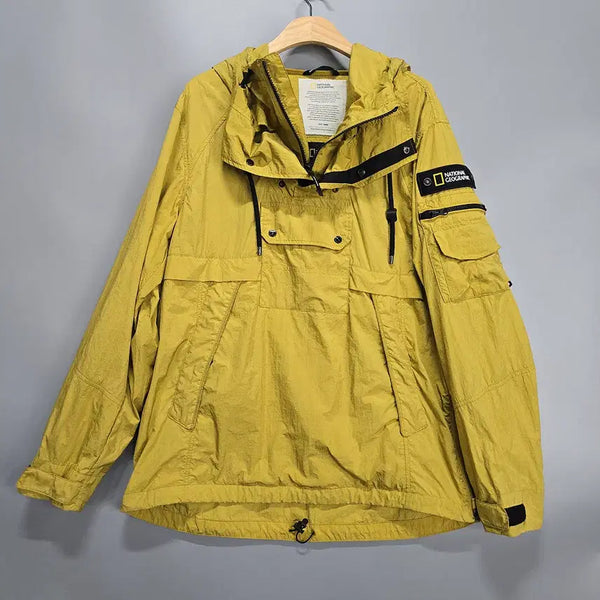 [BUNJANG] National Geographic Anorak Windbreaker Jacket M / 내셔널지오그래픽 아노락 바람막이 재킷 M