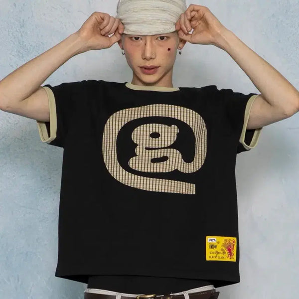 [BUNJANG] Glack Welk Sign Ringer T-shirt (New, Unworn) / Glack 글랙 웰크 사인 링거 티셔츠(미착용 새상품)