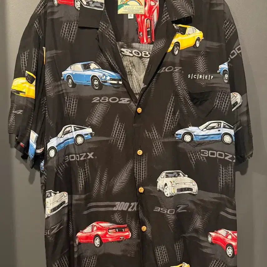[BUNJANG] Screp x Hawaiian Pound Collaboration Hawaiian Short Sleeve Shirt (XL) / (XL) Screp X 하와이안 파운드 콜라보 니싼 하와이안셔츠 반팔셔츠