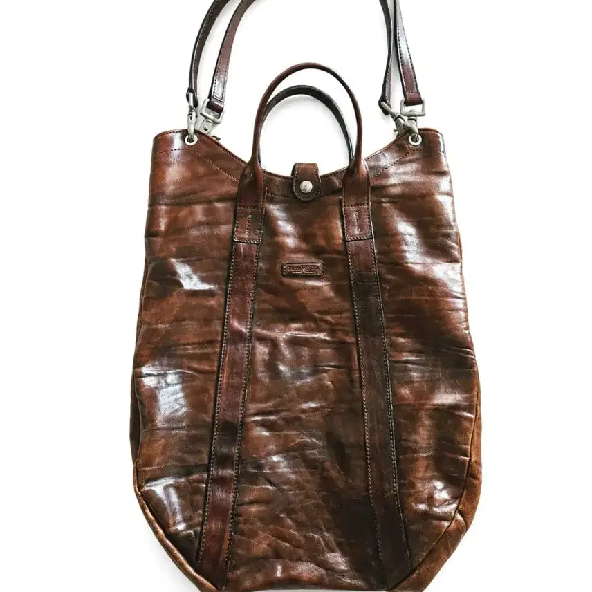 [BUNJANG] RRL Porter Style Leather Tote Bag / 다니엘앤밥 로디 가죽 토트백 더블알엘 포터 스타일 빈티지