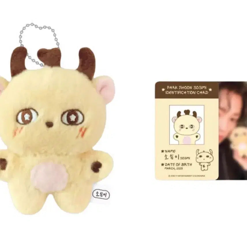 [BUNJANG] Park Jihoon Sosimyi Doll Keychain / 박지훈 소심이 인형 키링