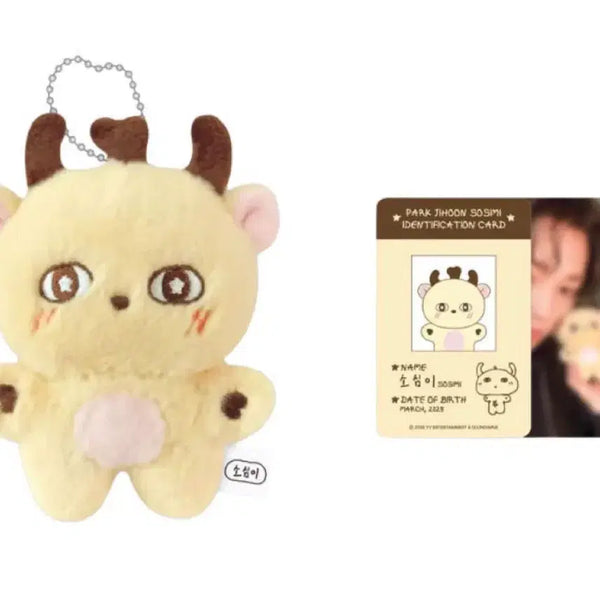 [BUNJANG] Park Jihoon Sosimyi Doll Keychain / 박지훈 소심이 인형 키링