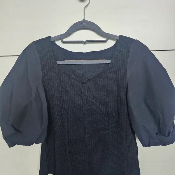 [BUNJANG] Mine Knit T-shirt Size 55 / 마인 니트 티셔츠 한섬