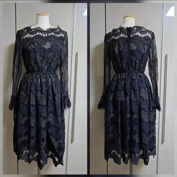 [BUNJANG] Objet Lace Midi Dress / 새상품[미사용]/오브제/레이스 미디 원피스