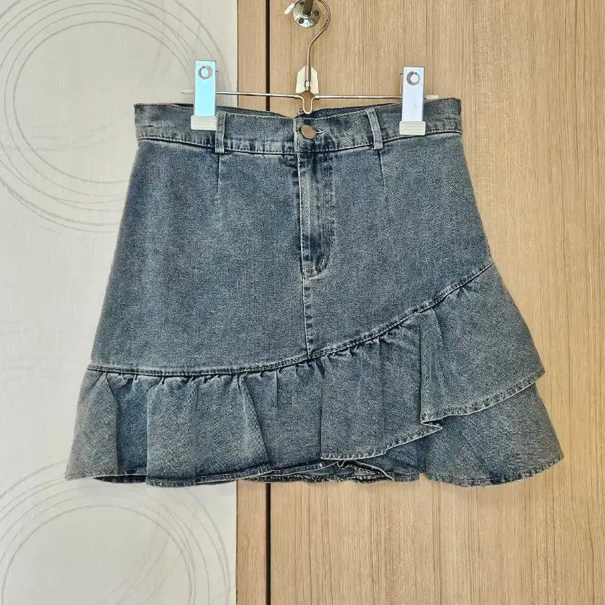[BUNJANG] Denim Mini Skirt / 청스커트